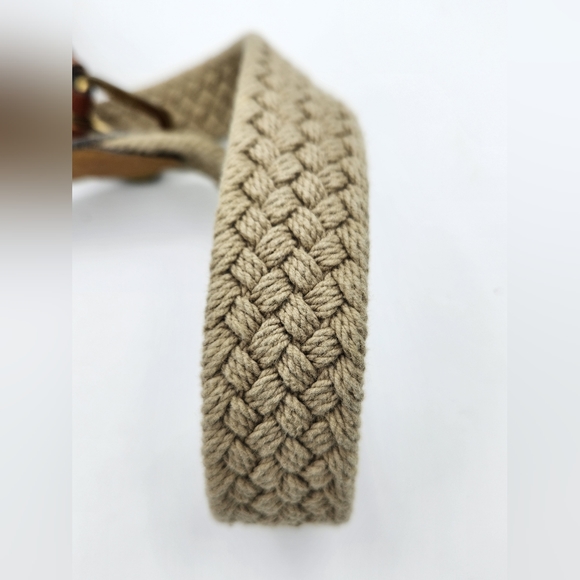 Dockers leather and woven rope belt size 34 - Picture 7 of 8